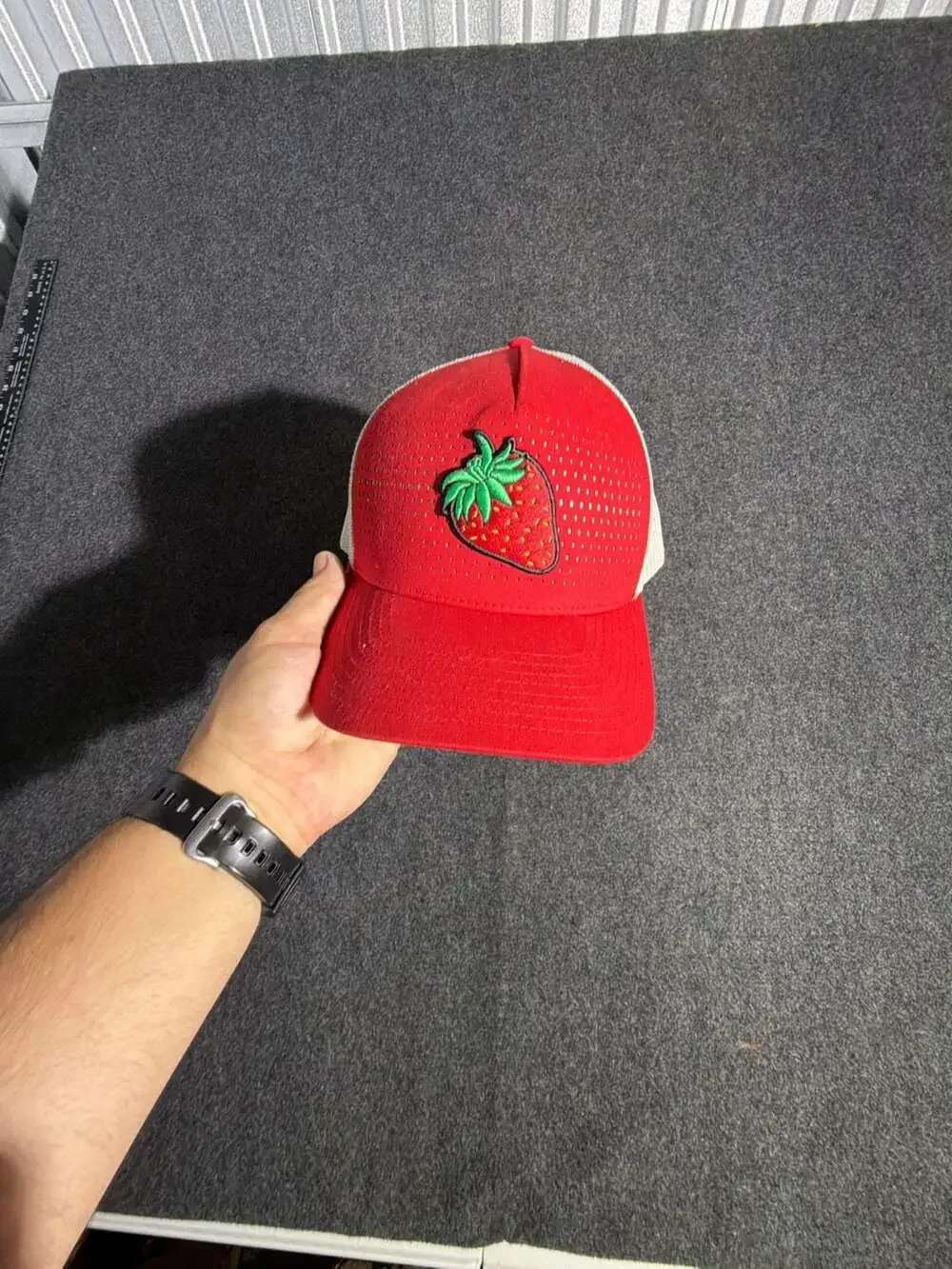 Strawberry - Red/White Trucker Hat,